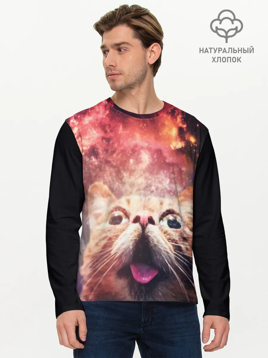 Мужской лонгслив базовый / КОТ