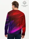 Мужской лонгслив базовый / NEON GEOMETRY STRIPES