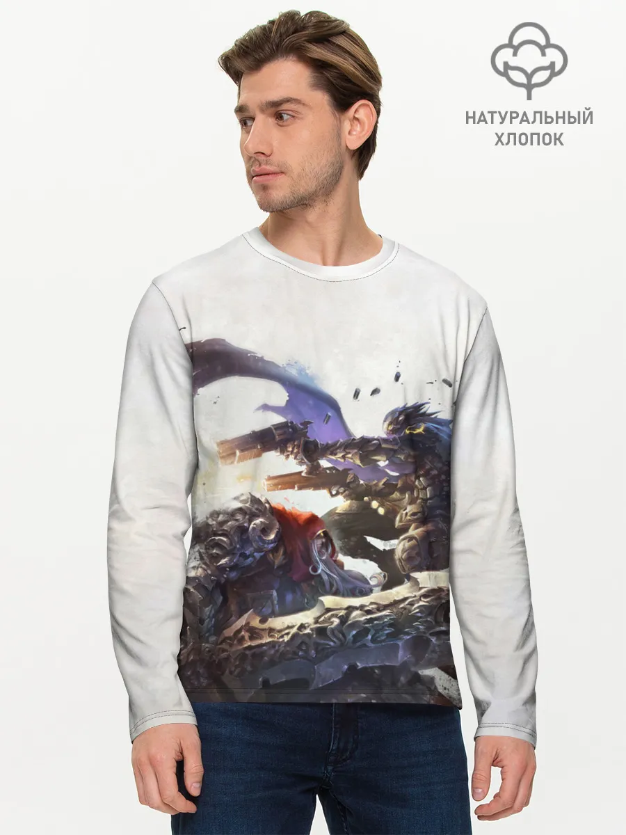 Мужской лонгслив базовый / Darksiders Genesis