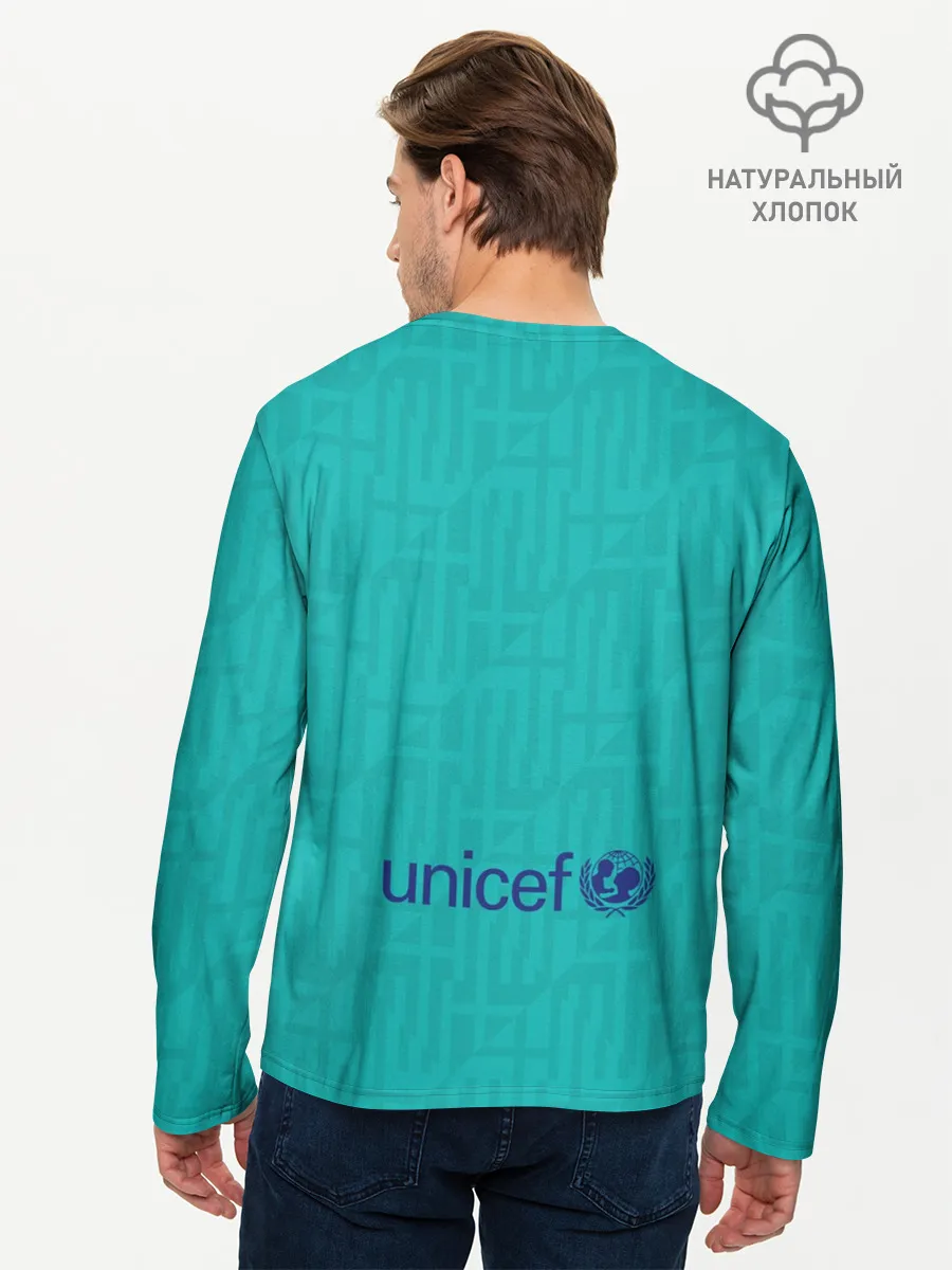 Мужской лонгслив базовый / Barcelona third 19-20