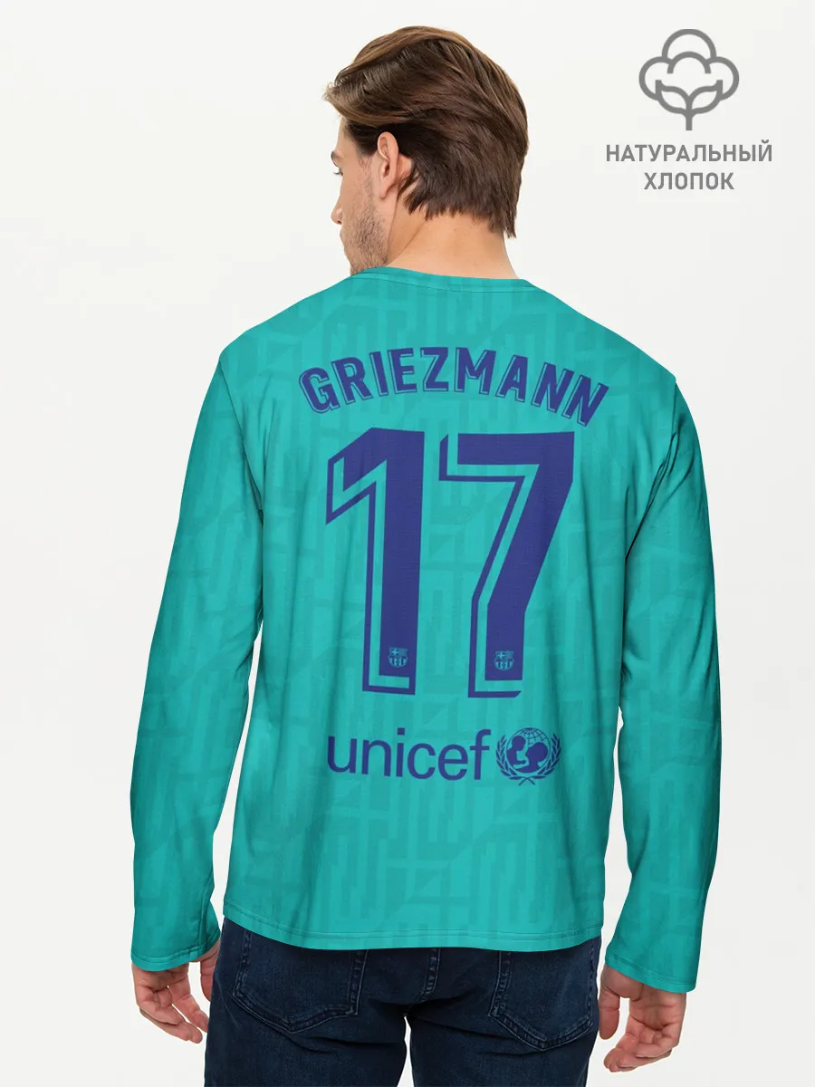 Мужской лонгслив базовый / Griezmann third 19-20