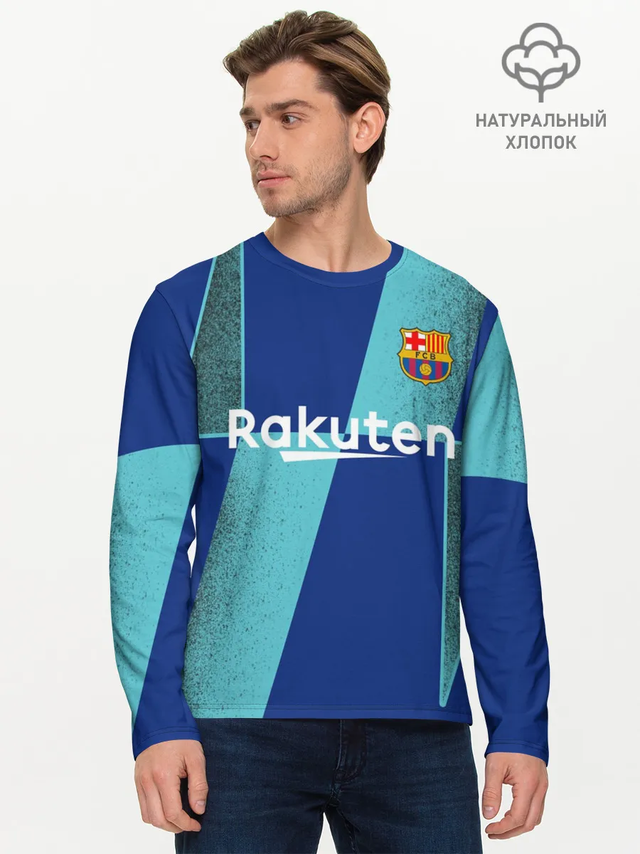 Мужской лонгслив базовый / Barcelona PreMatch kit