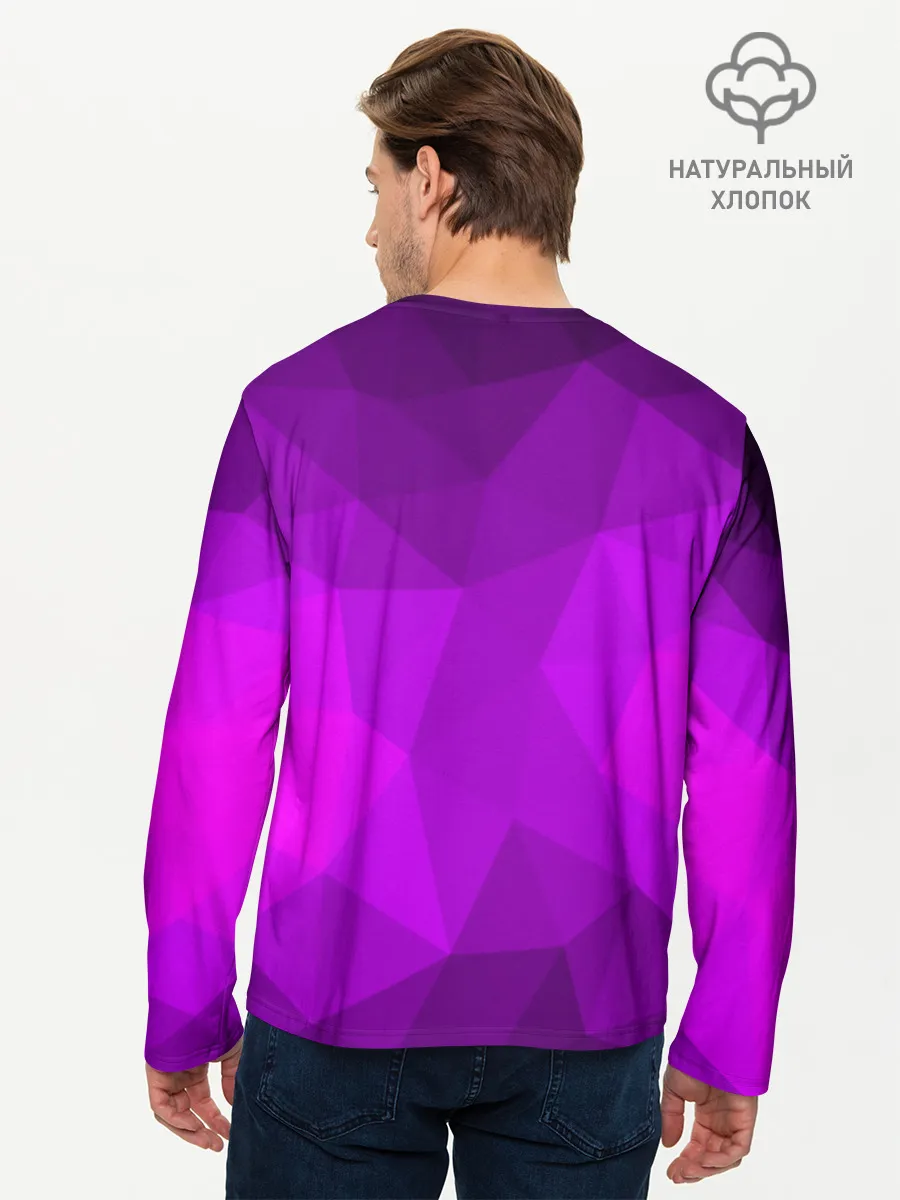 Мужской лонгслив базовый / НЕОНОВАЯ АБСТРАКЦИЯ