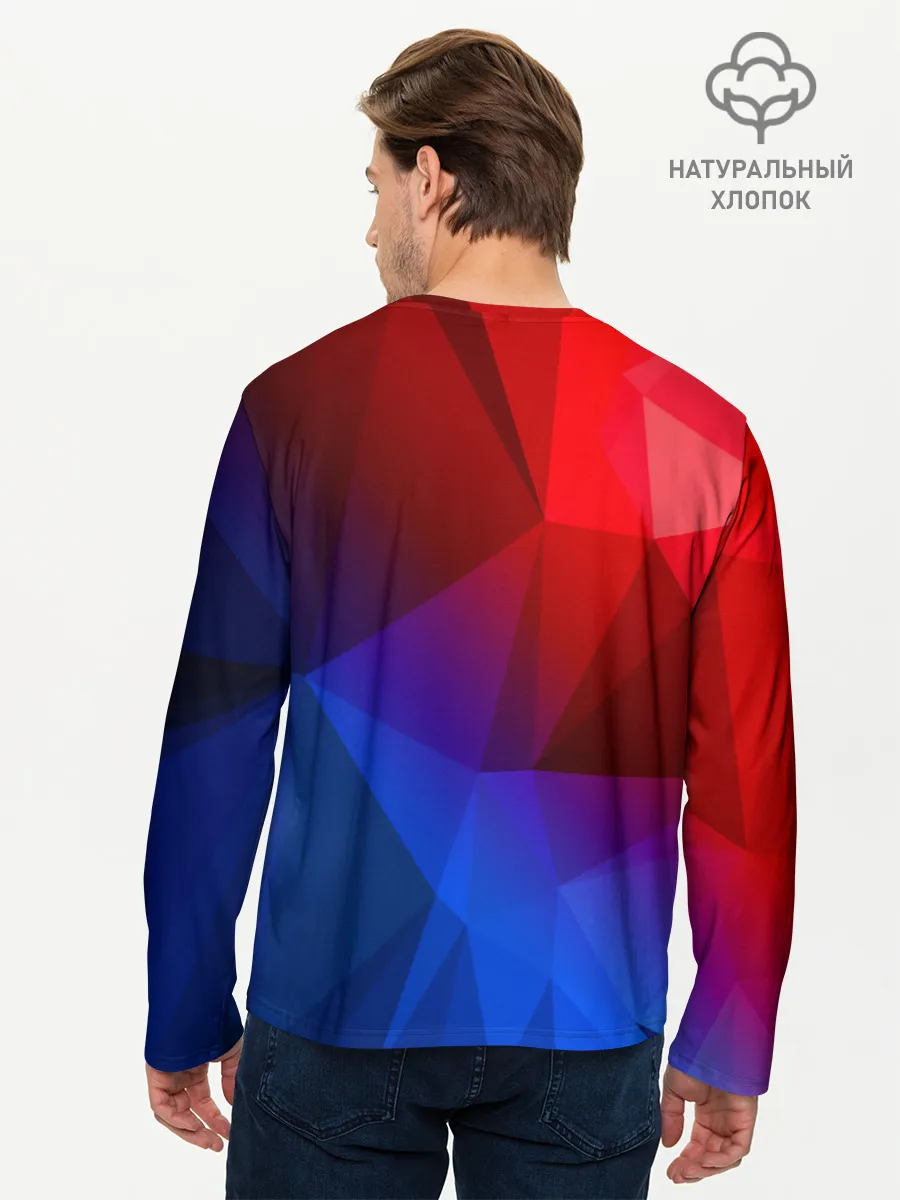 Мужской лонгслив базовый / RED&BLUE