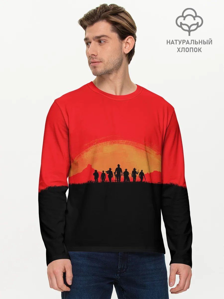 Мужской лонгслив базовый / RDR2 Team