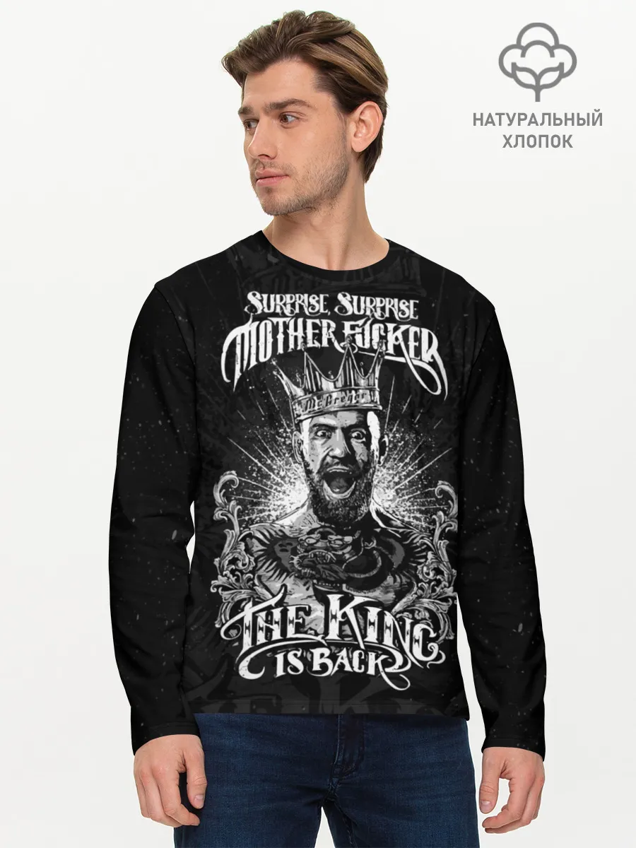 Мужской лонгслив базовый / Конор Макгрегор