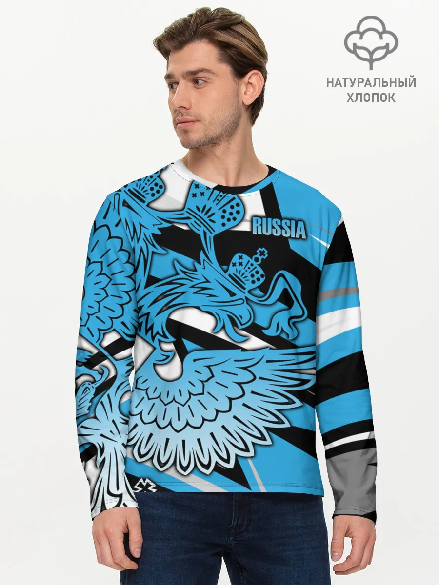 Мужской лонгслив базовый / RUSSIA Lifestyle