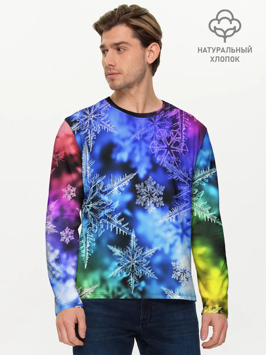 Мужской лонгслив базовый / ЗИМНЕЕ УТРО
