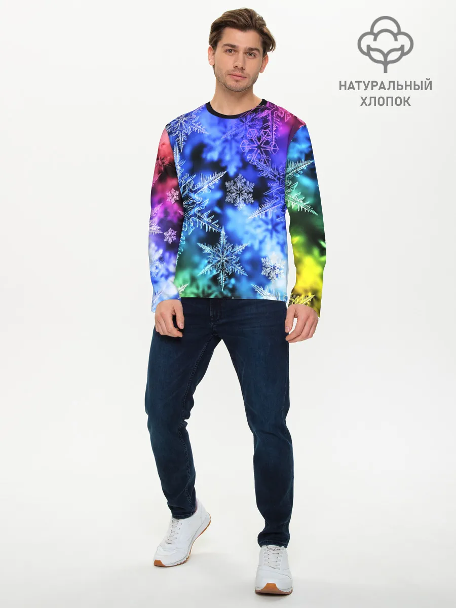 Мужской лонгслив базовый / ЗИМНЕЕ УТРО