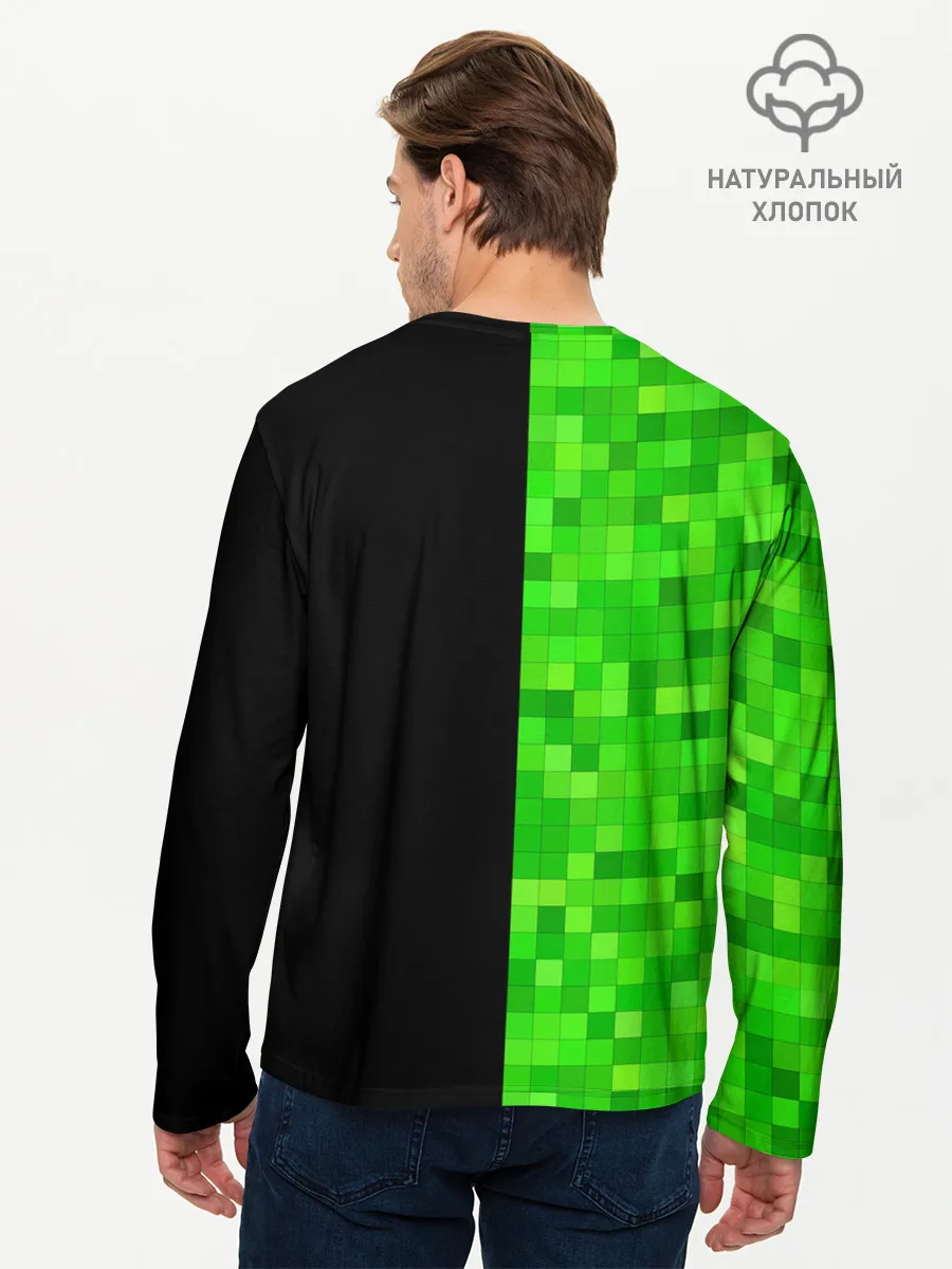 Мужской лонгслив базовый / MINECRAFT