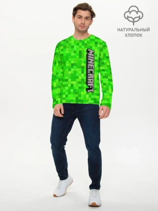 Мужской лонгслив базовый / MINECRAFT
