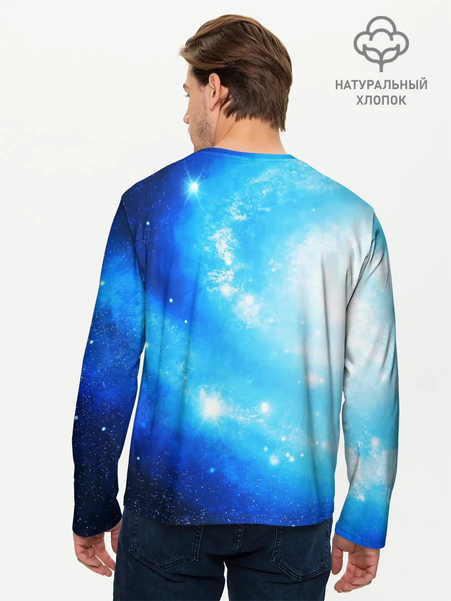 Мужской лонгслив базовый / ЗВЕЗДНОЕ НЕБО