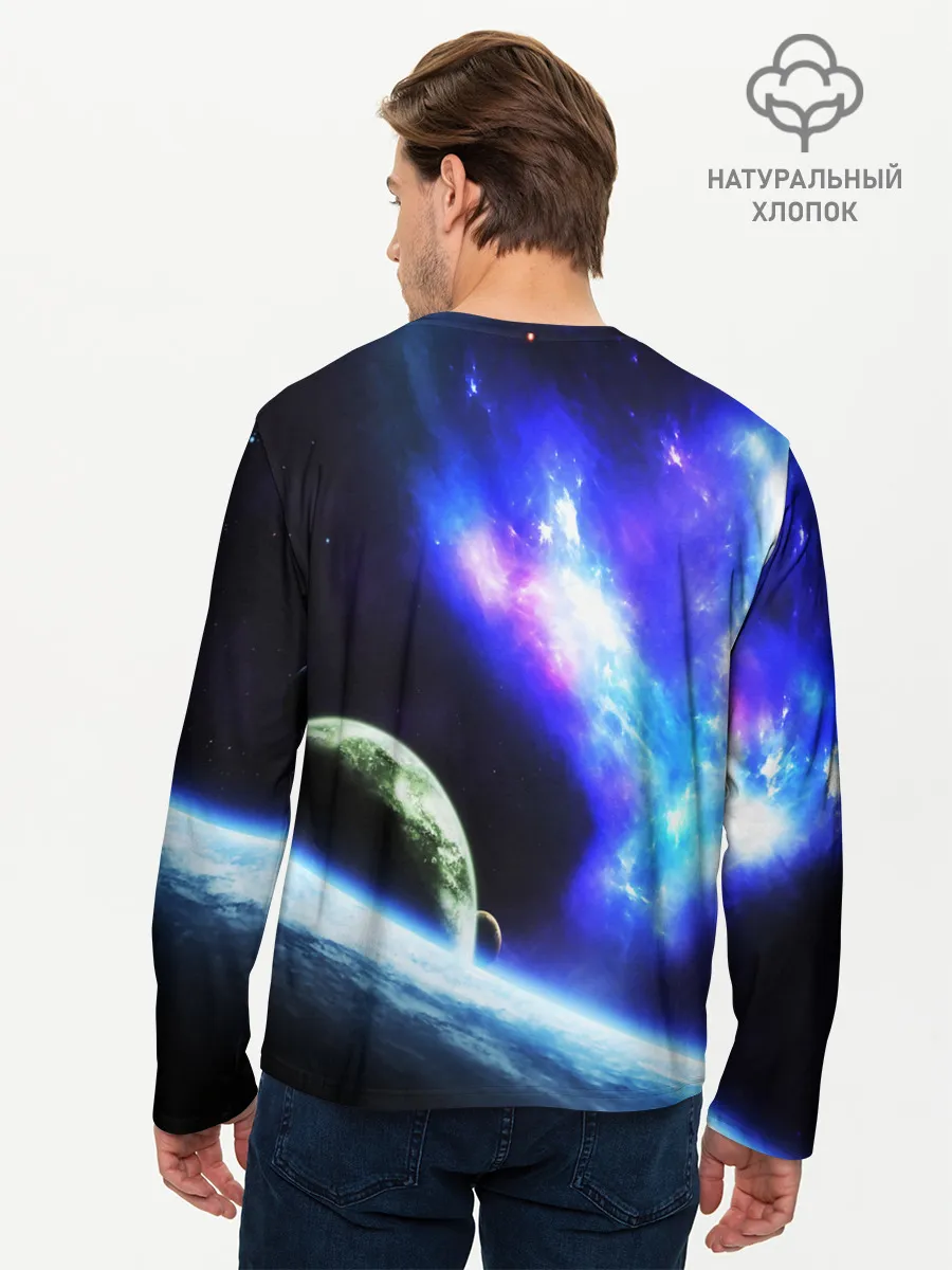 Мужской лонгслив базовый / ЗЕМЛЯ