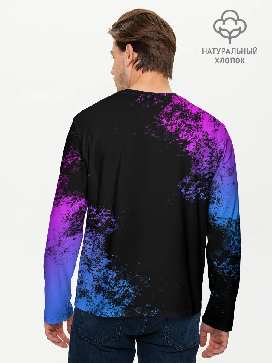 Мужской лонгслив базовый / Luigis Mansion