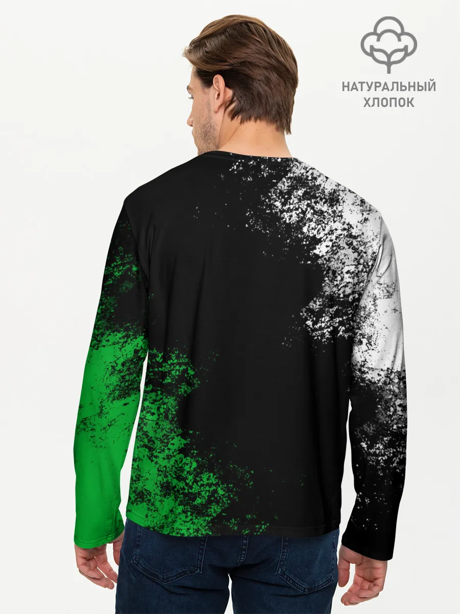 Мужской лонгслив базовый / Luigis Mansion