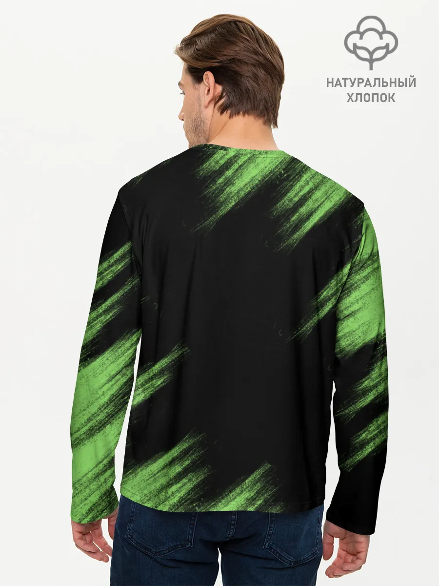 Мужской лонгслив базовый / Luigis Mansion