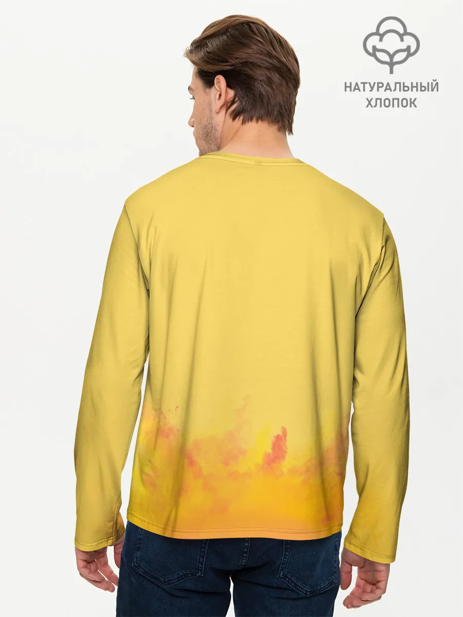 Мужской лонгслив базовый / Гимнастика на полотнах