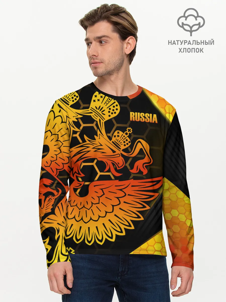 Мужской лонгслив базовый / RUSSIA Lifestyle