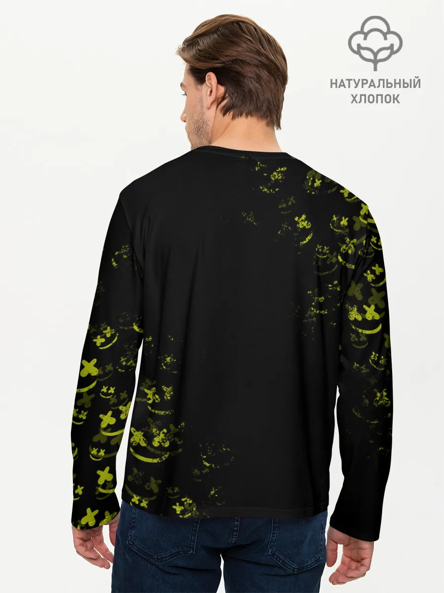 Мужской лонгслив базовый / Marshmello