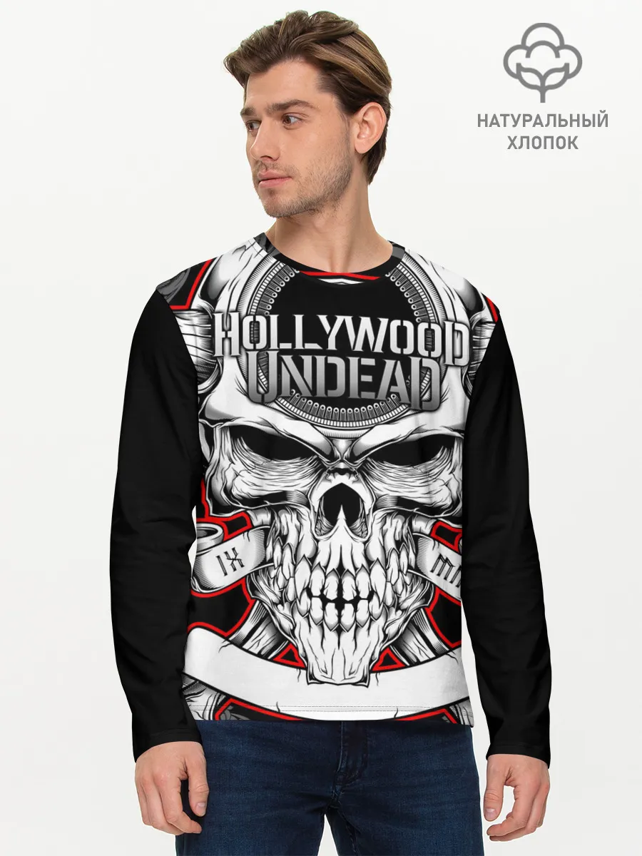 Мужской лонгслив базовый / Hollywood Undead