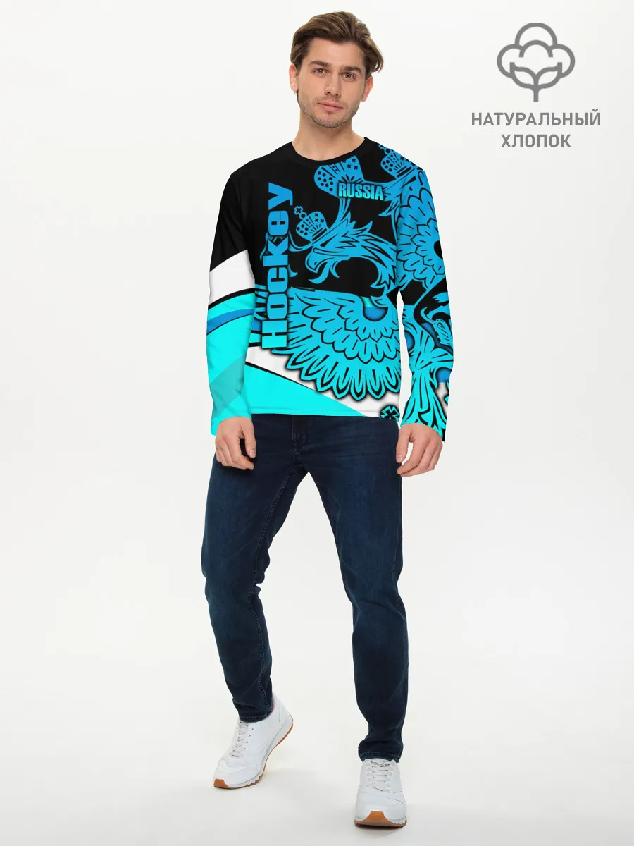 Мужской лонгслив базовый / Hockey