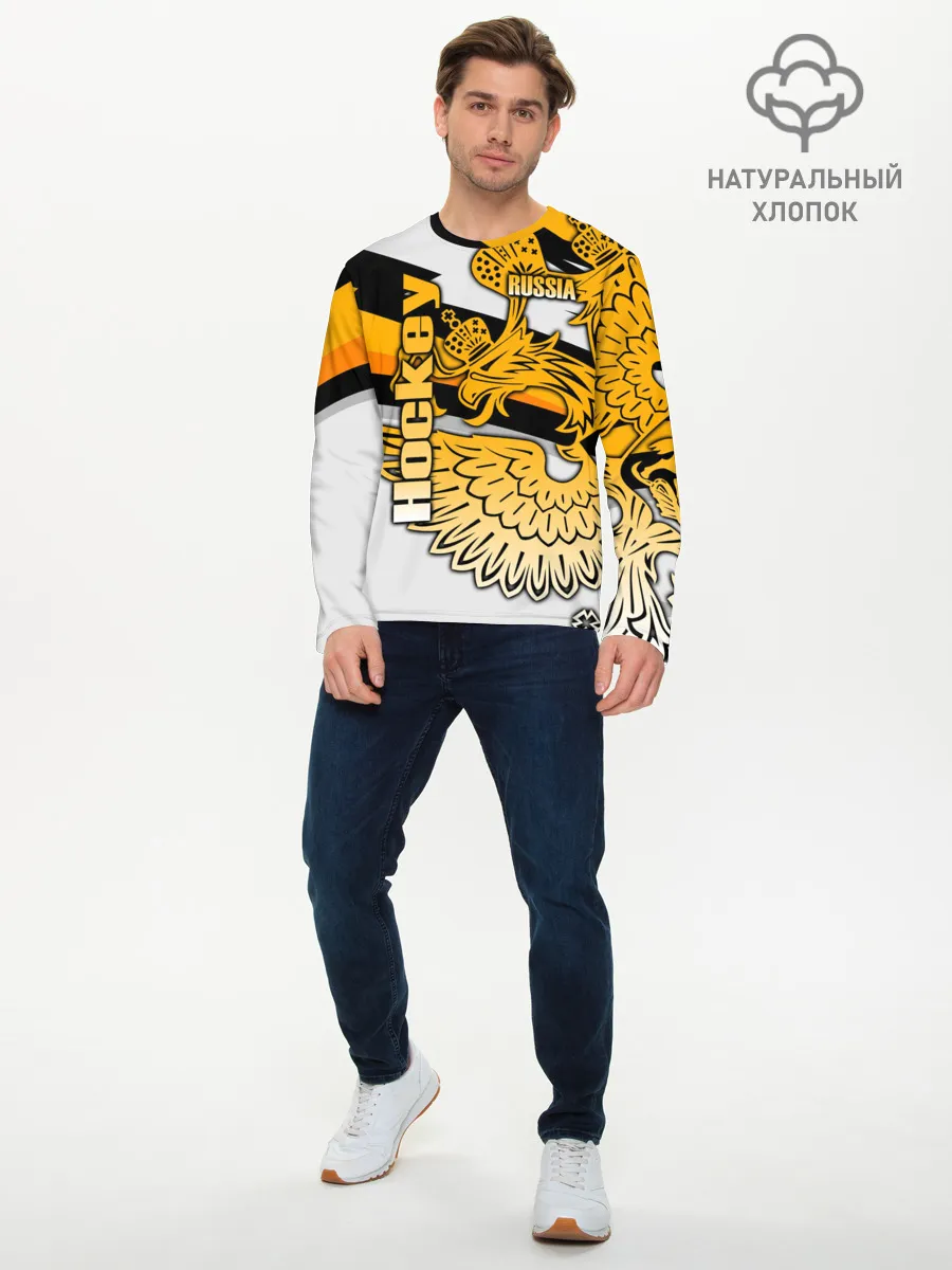 Мужской лонгслив базовый / Hockey