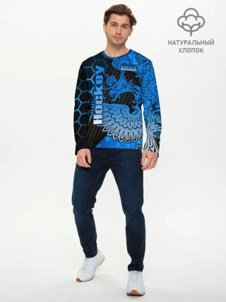 Мужской лонгслив базовый / Хоккей