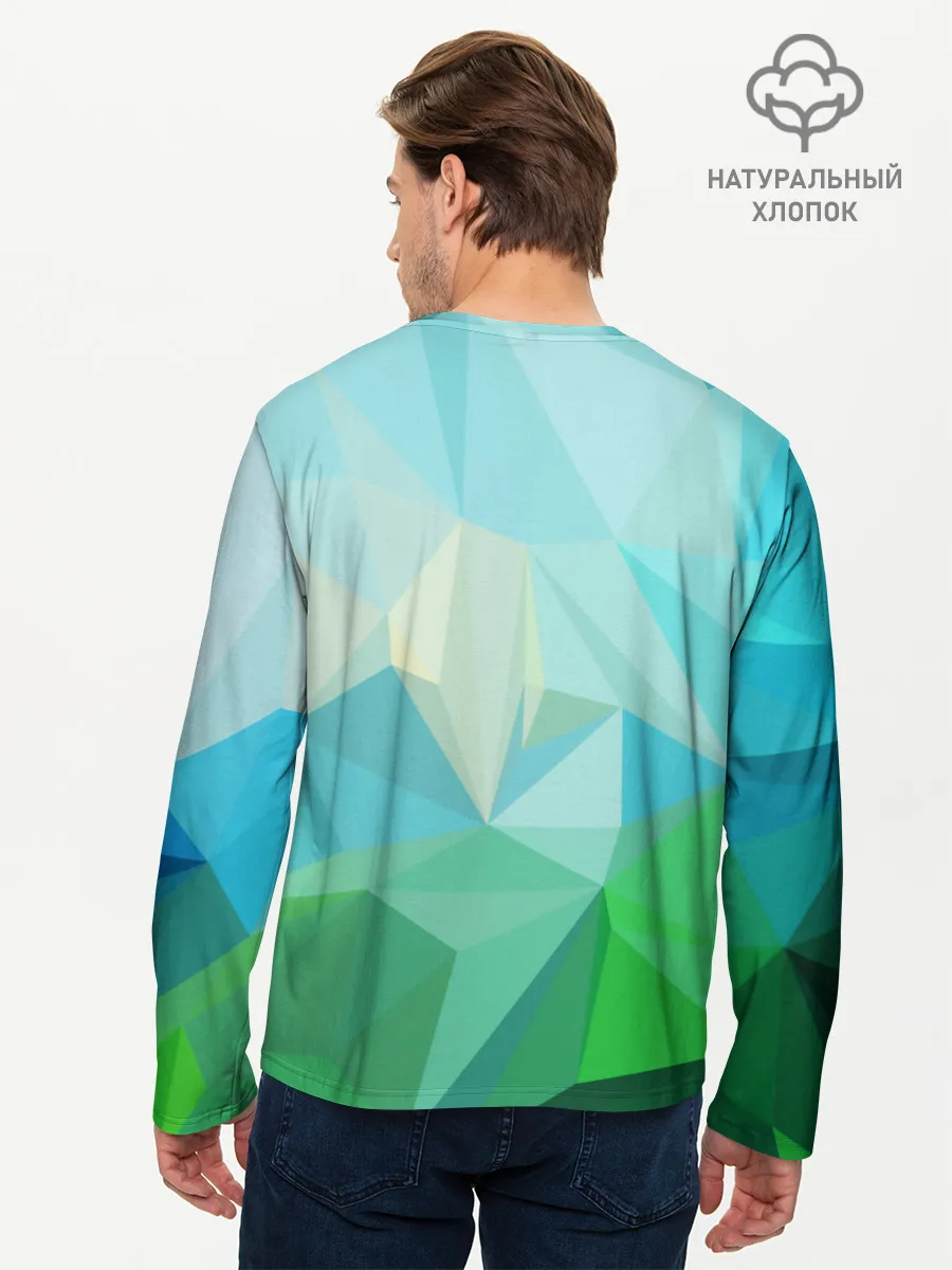 Мужской лонгслив базовый / GEOMETRY