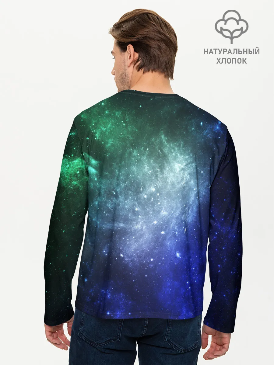 Мужской лонгслив базовый / ЗВЁЗДНОЕ НЕБО