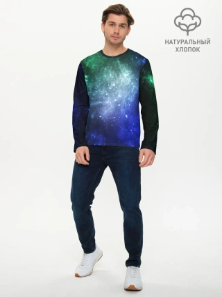 Мужской лонгслив базовый / ЗВЁЗДНОЕ НЕБО
