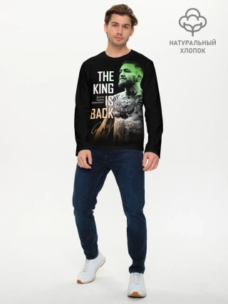 Мужской лонгслив базовый / Конор МакГрегор