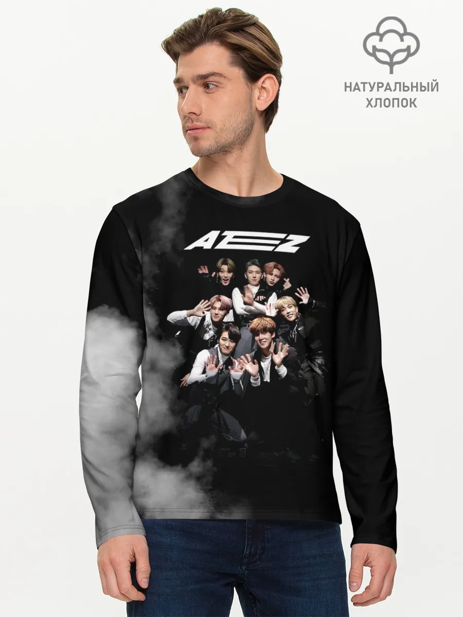 Мужской лонгслив базовый / Ateez