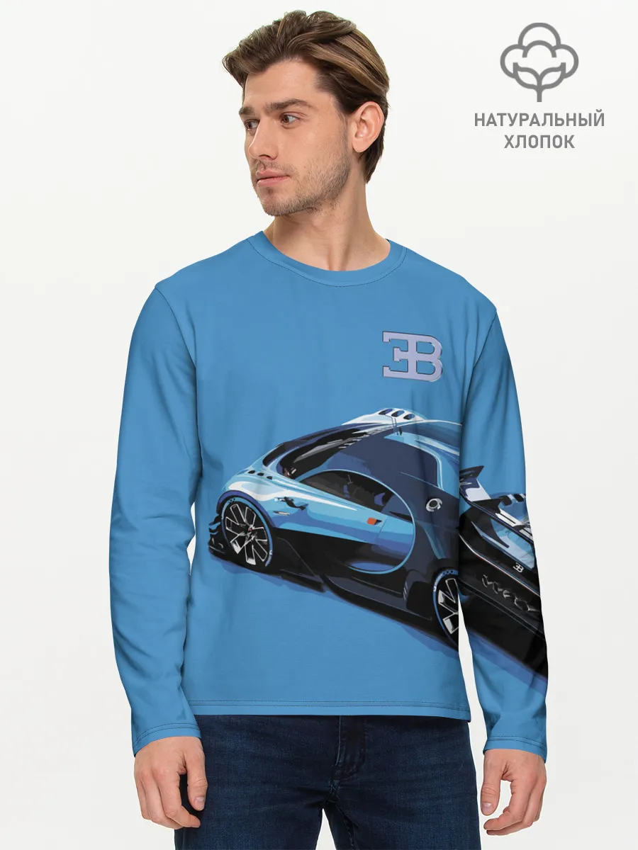 Мужской лонгслив базовый / Bugatti