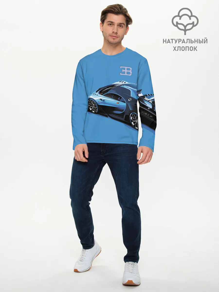 Мужской лонгслив базовый / Bugatti