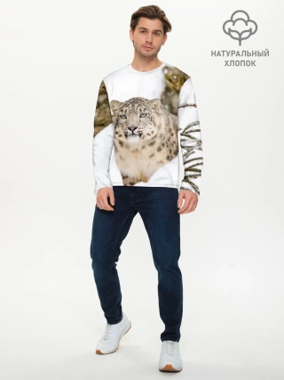 Мужской лонгслив базовый / Ирбис