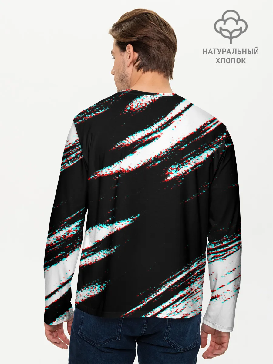 Мужской лонгслив базовый / Samurai | Glitch.