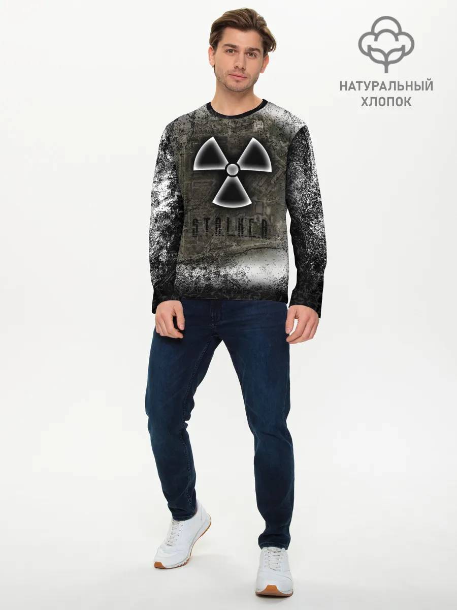 Мужской лонгслив базовый / Stalker Припять