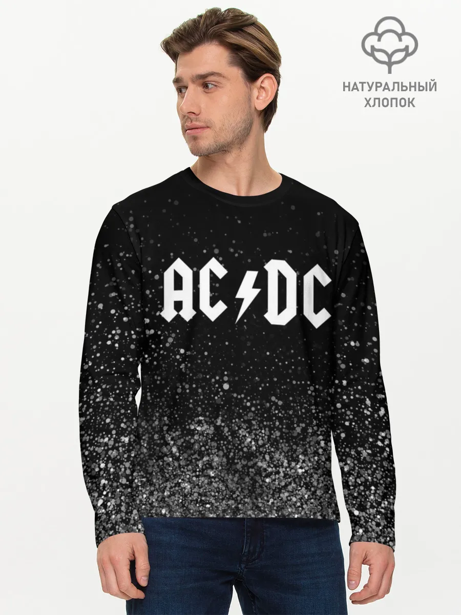 Мужской лонгслив базовый / AC/DC