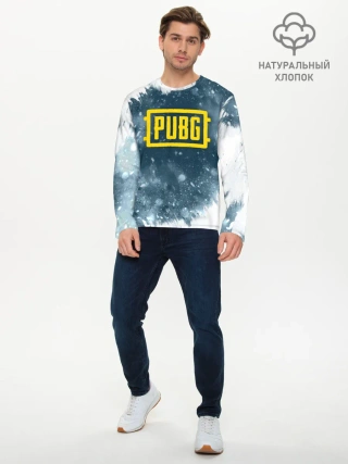 Мужской лонгслив базовый / PUBG BW