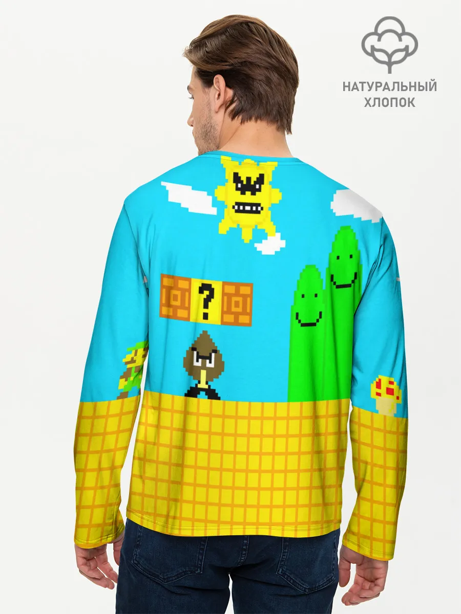 Мужской лонгслив базовый / MARIO