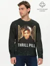 Мужской лонгслив базовый / THRILL PILL - Грустная Песня