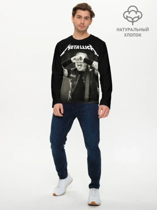 Мужской лонгслив базовый / Metallica