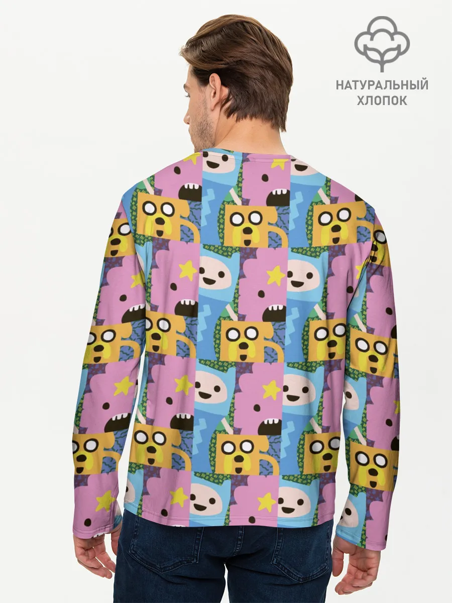 Мужской лонгслив базовый / Время приключений