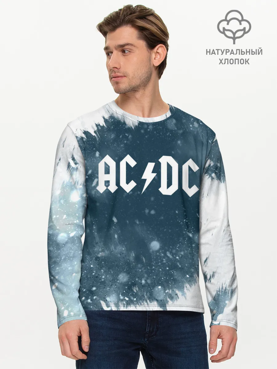 Мужской лонгслив базовый / AC/DC