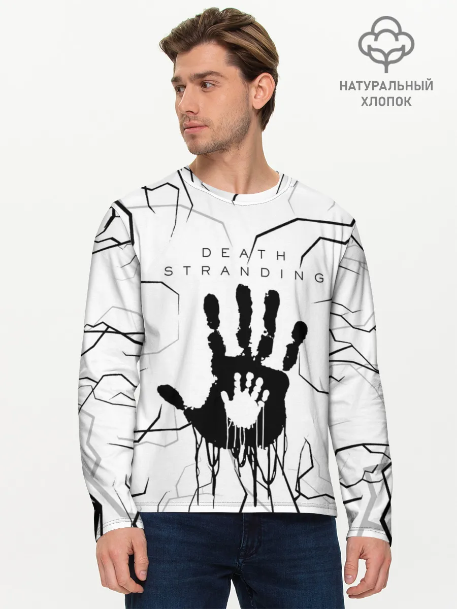 Мужской лонгслив базовый / DEATH STRANDING