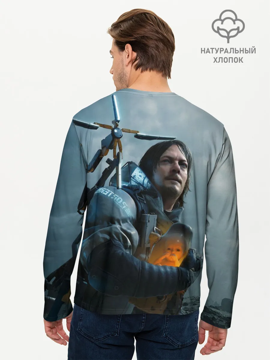 Мужской лонгслив базовый / Death Stranding