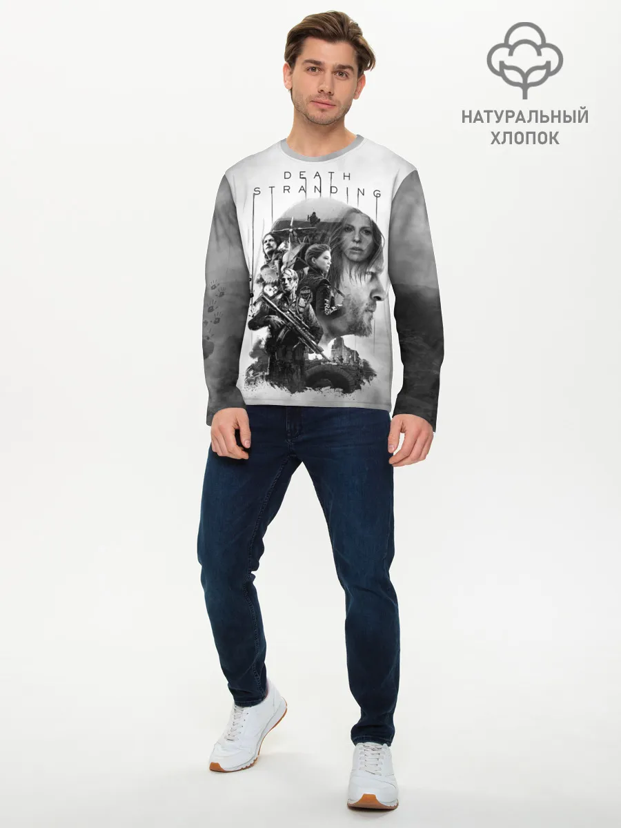 Мужской лонгслив базовый / Death Stranding