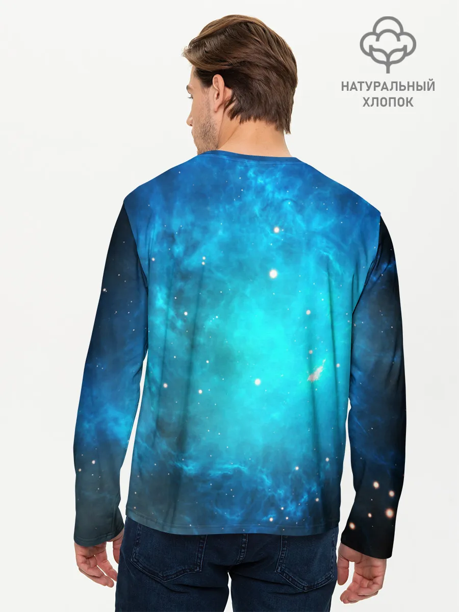 Мужской лонгслив базовый / ЗВЕЗДЫ