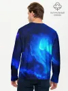 Мужской лонгслив базовый / СИНИЙ КОСМОС