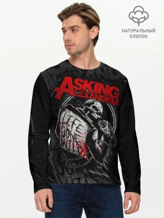 Мужской лонгслив базовый / Asking Alexandria